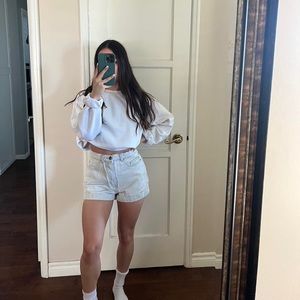 American apparel high waisted short.